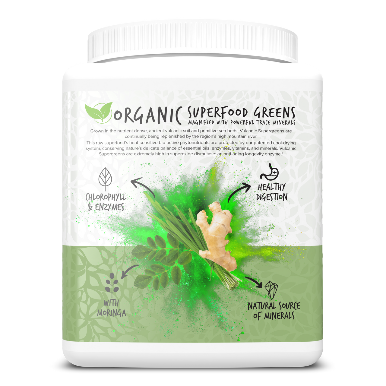 Portions Master Vulcanic Supergreens Mint