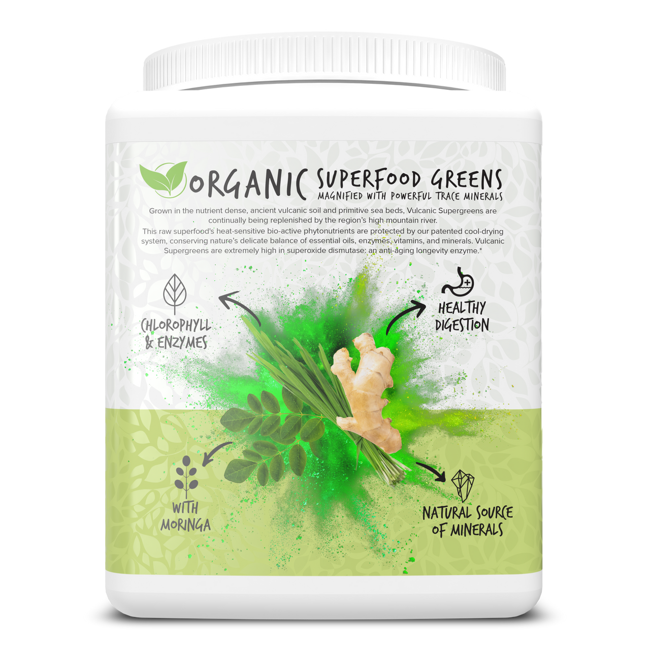 Portions Master Vulcanic Supergreens Unflavored
