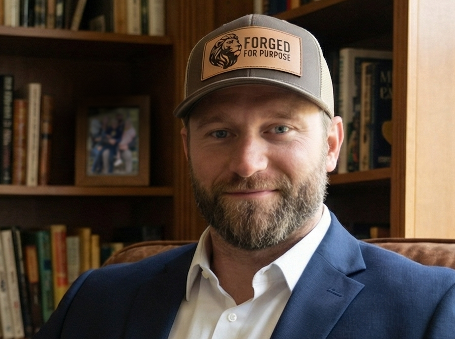 Forged Leather Patch Trucker Hat